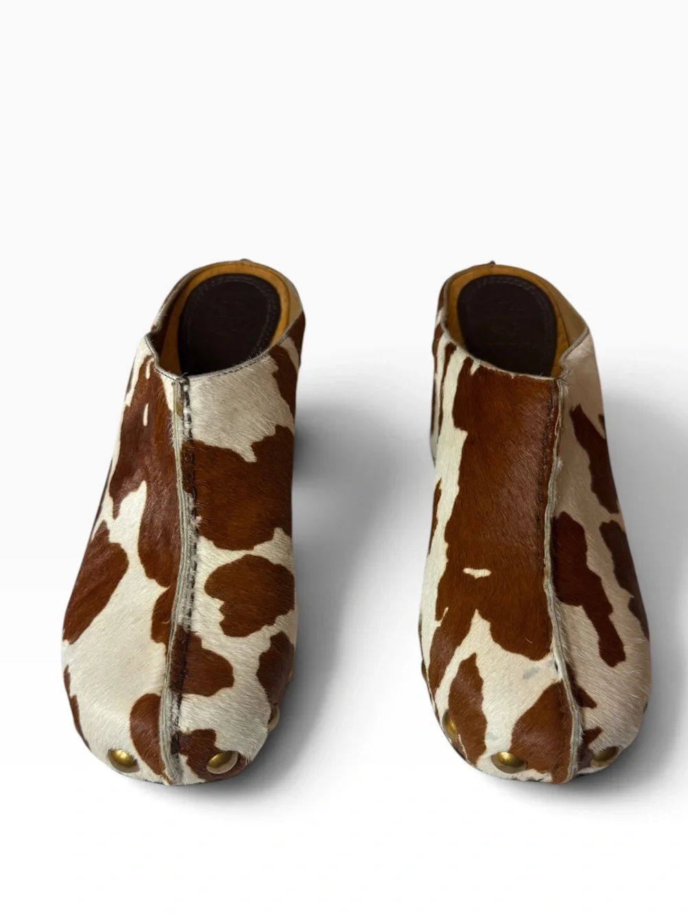 Tory Burch blythe studded Genuine calf hair clog